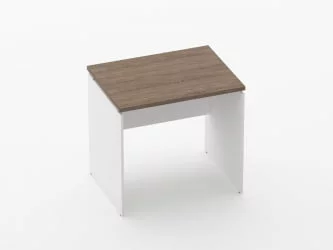 Стол прямой Дека ЛДСП каркас 75.06.08 Дуб Верцаска/Белый / Deka