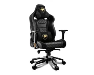 Кресло геймерское CОУГАР ТХРОНЕ РОЙАЛ Блаcк / COUGAR THRONE ROYAL Black