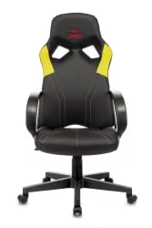 Геймерское кресло Бюрократ ЗОМБИЕ РУННЕР Черный-желтый / ZOMBIE RUNNER