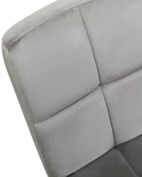 Стул барный ДОБРИН ДОМИНИC Серый велюр МДЖ9-75 / DOBRIN DOMINIC MJ9-75