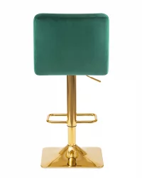 Стул барный ДОБРИН ГОЛДИЕ Зеленый велюр МДЖ9-88 / DOBRIN GOLDIE MJ9-88