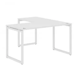 Стол угловой левый КСТЕН-К КСКCТ 1415 Л Белый / XTEN-Q XQCT L