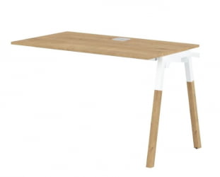 Брифинг-приставка Форта ФБ 1167 Дуб Гамильтон Белый премиум / Forta FB