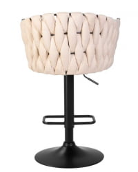 Стул барный ДОБРИН ЛЕОН (бежевая ткань (ЛАР 275-1)) 2 шт / DOBRIN LEON (LAR