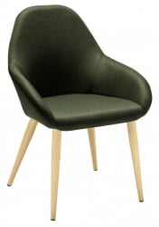 Стул Кент темно-зеленый/нат.дуб / Kent