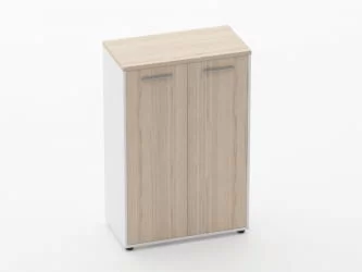 Шкаф 2 широкий закрытый Дека 10.12.131 Туя/Белый / Deka