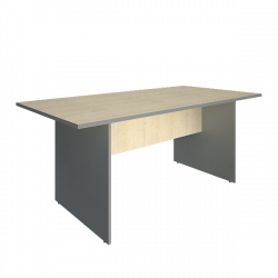 Стол переговорный Рива А.ПРГ-2 Клен/Металлик / Riva