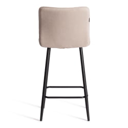 Барный стул Бари/Бари велюр, бежевый, 7, 42х55х99 см / Bari/Бари