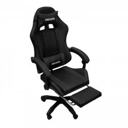 Геймерское кресло 1209-1 КИНГКУЕЕН, цвет черный, 1209-1-блаcк-масс / KINGQUEEN, 1209-1-black-mass