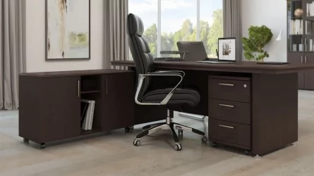 Комплект мебели для кабинета руководителя Бостон 03 Венге / Boston
