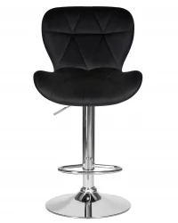 Стул барный ДОБРИН БАРНИ Черный велюр МДЖ9-101 / DOBRIN BARNY MJ9-101