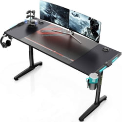 Стол для компьютера (для геймеров) ЕУРЕКА ГИП 55 Блаcк / EUREKA GIP Black