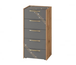 Комод Монако 902.19 Дуб Вотан Оникс Графит