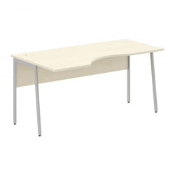 Стол эргономичный левый ИМАГО Плус СА-1П(Л) Клен Серый / IMAGO Plus СА-1P(Л)