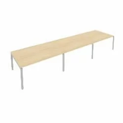 Переговорный стол (3 столешницы) Метал Сйстем Б.ПРГ-3.4 Акация/Серый / Metal System