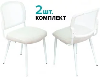 Стулья для кухни Бюрократ КФ-8В Белый 2 шт. / KF-8W