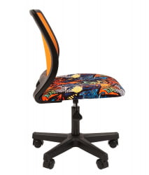 Детское кресло Чаирман ТИН (Кидс) 112 черный пластик CРАЗЙ/ТВ-66 / Chairman (Kids) CRAZY/TW-66