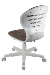 Кресло 1139 ФВ ПЛ Вхите велюр Блисс 07 шоколад / FW PL White Bliss