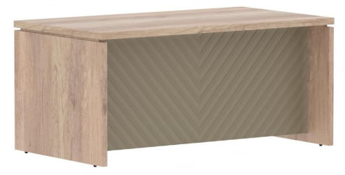 Стол руководителя Торр ЛУКС ТЛСТ 169Х Дуб Каньон Капучино / Torr LUX TLST 169H