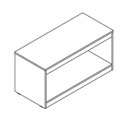 Тумба для прихожей КДХ 1045 Дуб сонома светлый / KDH