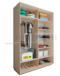 Шкаф-купе 2-х дверный Акцент-Сим ДЗ 1200х600 Венге