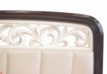 Комплект мебели для спальни Катрин №03 Дуб венге Белый песок Санчо крем Браун вуд