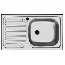 Мойка Кухонная Укинокс Классика Cлм760.435-Гт5К 2Л / Ukinox Clm760.435-Gt5K 2L