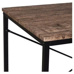 Стол на металлокаркасе БРАБИКС ЛОФТ CД-005 Мореный дуб / BRABIX LOFT CD-005