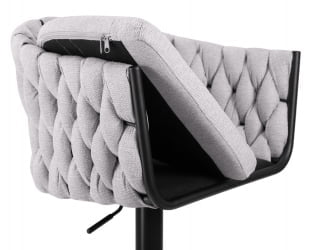 Стул барный ДОБРИН ЛЕОН Серая ткань ЛАР 275-17 / DOBRIN LEON LAR