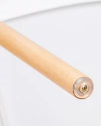 Стул обеденный ДОБРИН ТХЕО ножки светлый бук Белый В-02 / DOBRIN THEO W-02