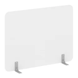 Перегородки на металлических опорах на фетровых подпятниках Р-лине ДП.Ф-160-120 Белый Бриллиант / R-line DP.F-160-120