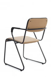 Кресло Никс Плус РCХ ОМКЛ-04Б Бежевый/Металл Черный / Nix Plus RCH OMKL-04B