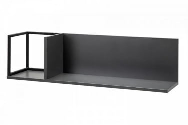 Полка в гостиную CИТЙ 400955831х Графит / CITY 400955831h