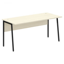 Стол рабочий ИМАГО Плус СП-4П Клен Черный / IMAGO Plus СП-4P