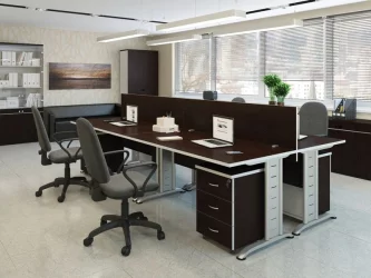 Комплект мебели для персонала Свифт 03 Темный дуб / Swift