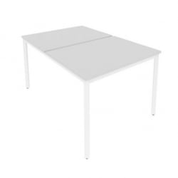 Рабочая станция на металлокаркасе СЛИМ СЙСТЕМ С.СП-3.3 Серый-Белый / SLIM SYSTEM