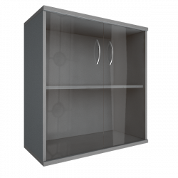 Шкаф низкий широкий Рива А.СТ-3.2 Серый / Riva