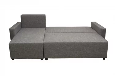 Угловой диван Шеррй (3 категория) с механизмом подъема оттоманки Визит 118-Нео Латте / Sherry