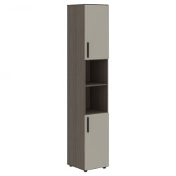 Шкаф-колонка с глухими малыми дверьми (правый) ВЕЛИОН ВХCС 40.4 Р Аметист Дуб Сильвер / VELION VHCS R
