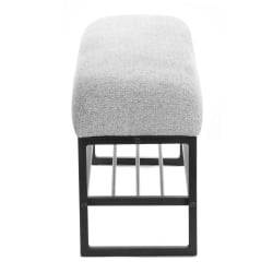 Банкетка Чарли Лукс/Чарли Люкс БО велюр/букле, ВТ шапе силвер / Charli Lux/Чарли VT shape silver