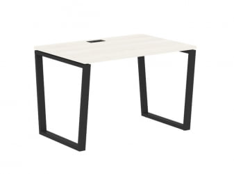 Стол письменный ЕДИС ЕВСТ 1180 Ясень Траун Черный / EDIS EVST