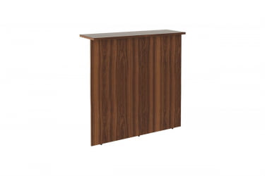 Стойка ресепшн прямая ДМС 140 Орех Даллас / DMS