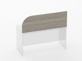 Офисная перегородка Твин 15.13.14 Дуб Сантана светлый / Twin