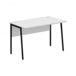 Стол рабочий ИМАГО Плус СП-2П Белый Черный / IMAGO Plus СП-2P