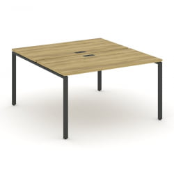 Рабочая станция двухсторонняя на 2 места CОНCЕПТ CН.ДРС-003 Дуб Винченцо Антрацит / CONCEPT CN.DRS-003
