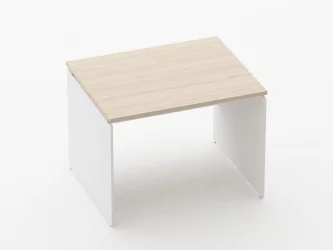Стол прямой Дека ЛДСП каркас 75.08.10 Туя/Белый / Deka
