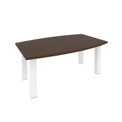 Стол переговорный Фирст КПРГ-2 Венге/Белый металлик / First KPRG-2