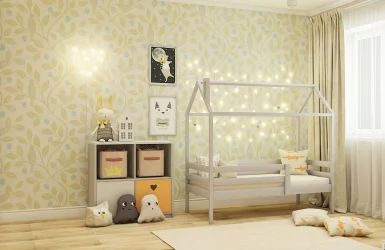 Кровать-домик РооРоом кд-33С Серый / RooRoom