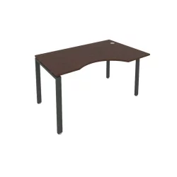 Стол письменный МЕТАЛ СЙСТЕМ Б.СА-2 Пр Венге/Антрацит / METAL SYSTEM
