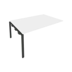 Проходной наборный элемент переговорного стола Метал Сйстем Б.ППРГ-5 Белый/Антрацит / Metal System